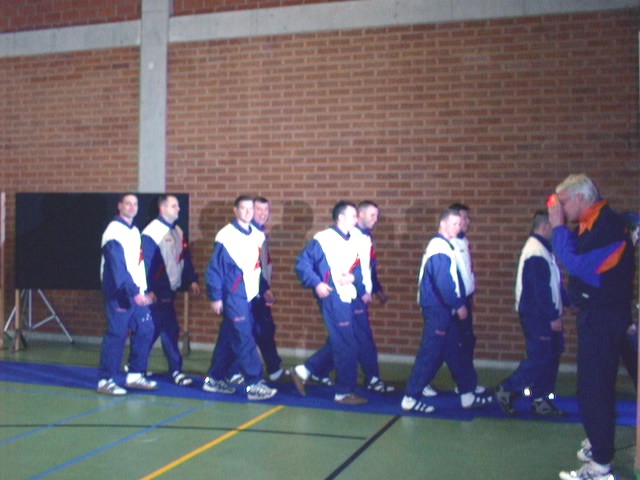 Team marching .jpg (69075 bytes)