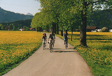 Glenn, Yvonne, Charly on Bikes.jpg (74974 bytes)