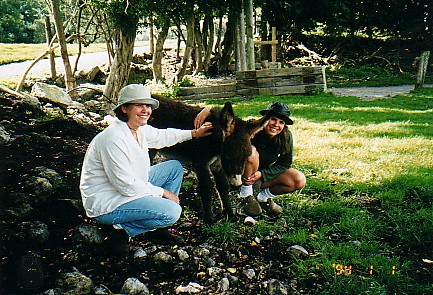 Kel N Charly w Donkey.jpg (84669 bytes)